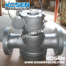 Worm Gear Inverted Pressure Balance Lubricated Plug Valves